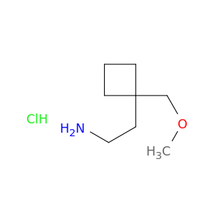 2-[1-(Methoxymethyl)cyclobutyl]ethan-1-amine hydrochloride