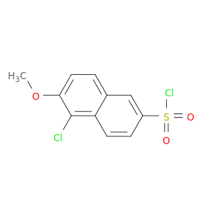 5-Chloro-6-methoxynaphthalene-2-sulfonyl chloride
