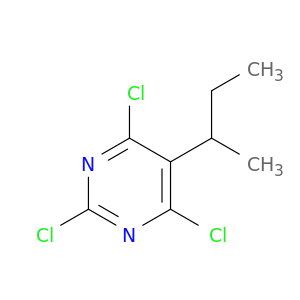 Pyrimidine,2,4,6-trichloro-5-(1-methylpropyl)-