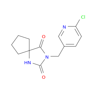 3-[(6-Chloropyridin-3-yl)methyl]-1,3-diazaspiro[4.4]nonane-2,4-dione