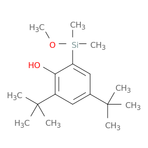 Phenol, 2,4-bis(1,1-dimethylethyl)-6-(methoxydimethylsilyl)-