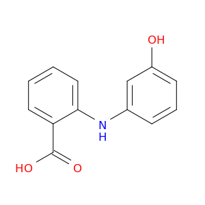2-[(3-hydroxyphenyl)amino]benzoic acid