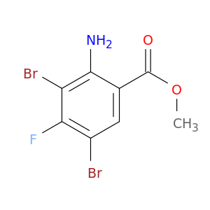 苯甲酸,2-氨基-3,5-二溴-4-氟-,甲酯