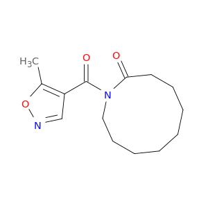 2(1H)-Azecinone, octahydro-1-[(5-methyl-4-isoxazolyl)carbonyl]-
