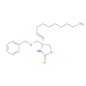 2-Oxazolidinone, 4-(1E)-1-decen-1-yl-4-[(phenylmethoxy)methyl]-, (4S)-
