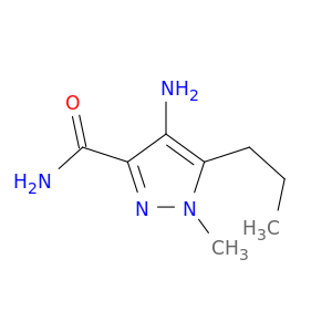 1H-Pyrazole-3-carboxamide,4-amino-1-methyl-5-propyl-