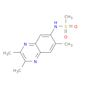 Methanesulfonamide, N-(2,3,7-trimethyl-6-quinoxalinyl)-
