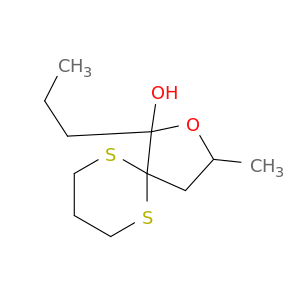 2-Oxa-6,10-dithiaspiro[4.5]decan-1-ol, 3-methyl-1-propyl-