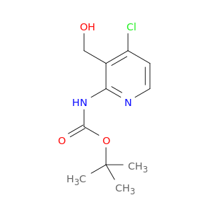tert-Butyl (4-chloro-3-(hydroxymethyl)pyridin-2-yl)carbamate