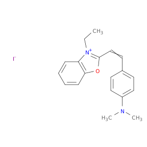Benzoxazolium, 2-[2-[4-(dimethylamino)phenyl]ethenyl]-3-ethyl-, iodide