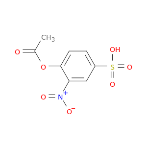 Benzenesulfonic acid, 4-(acetyloxy)-3-nitro-