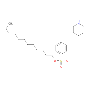 dodecyl benzenesulfonate- piperidine(1:1)