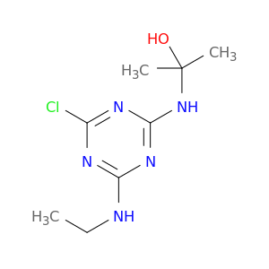 2-Propanol, 2-[[4-chloro-6-(ethylamino)-1,3,5-triazin-2-yl]amino]-