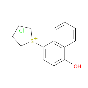 Thiophenium, tetrahydro-1-(4-hydroxy-1-naphthalenyl)-, chloride