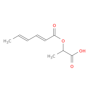 2,4-Hexadienoic acid, 1-carboxyethyl ester, (E,E)-