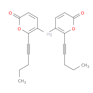 Mercury,bis[2-oxo-6-(1-pentyn-1-yl)-2H-pyran-5-yl]-