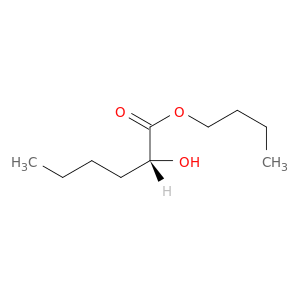 Hexanoic acid, 2-hydroxy-, butyl ester, (2R)-