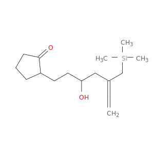 Cyclopentanone, 2-[3-hydroxy-5-[(trimethylsilyl)methyl]-5,6-heptadienyl]-