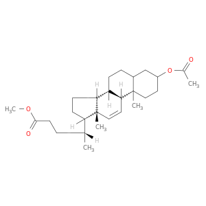 Chol-11-en-24-oic acid,3a-hydroxy-, methyl ester, acetate(8CI)