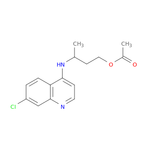 1-Butanol,3-[(7-chloro-4-quinolinyl)amino]-, 1-acetate