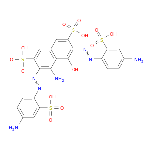 4-氨基-3,6-双[2-(4-氨基-2-磺基)二亚苯基]-5-羟基-2,7-萘二磺酸