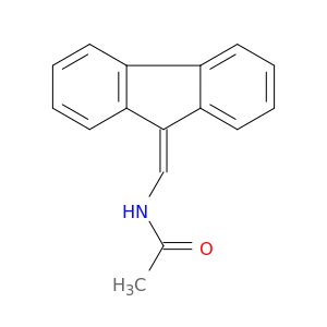 Acetamide, N-(fluoren-9-ylidenemethyl)-