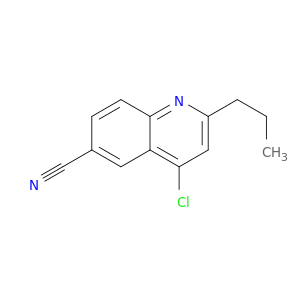 4-氯-2-丙基-6-喹啉甲腈