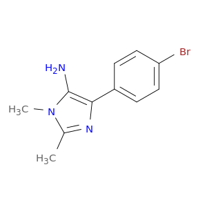 4-(4-bromophenyl)-1,2-dimethyl-1H-imidazol-5-amine