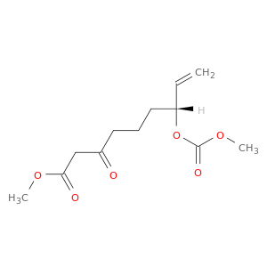 8-Nonenoic acid, 7-[(methoxycarbonyl)oxy]-3-oxo-, methyl ester, (R)-