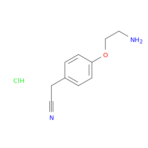 2-[4-(2-aminoethoxy)phenyl]acetonitrile hydrochloride