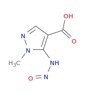 1-甲基-5-(亚硝基氨基)-1H-吡唑-4-羧酸