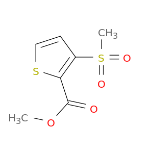 2-Thiophenecarboxylic acid, 3-(methylsulfonyl)-, methyl ester