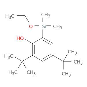 Phenol, 2,4-bis(1,1-dimethylethyl)-6-(ethoxydimethylsilyl)-