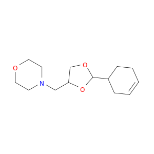 Morpholine, 4-[[2-(3-cyclohexen-1-yl)-1,3-dioxolan-4-yl]methyl]-
