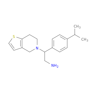 2-[4-(Propan-2-yl)phenyl]-2-{4H,5H,6H,7H-thieno[3,2-c]pyridin-5-yl}ethan-1-amine