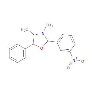 Oxazolidine, 3,4-dimethyl-2-(3-nitrophenyl)-5-phenyl-