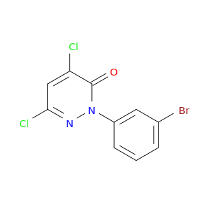 3(2H)-Pyridazinone, 2-(3-bromophenyl)-4,6-dichloro-