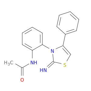 Acetamide, N-[2-(2-imino-4-phenyl-3(2H)-thiazolyl)phenyl]-