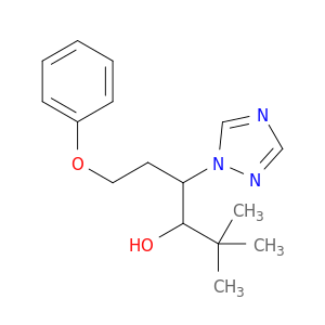 2,2-dimethyl-6-phenoxy-4-(1,2,4-triazol-1-yl)hexan-3-ol