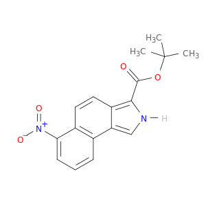 2H-Benz[e]isoindole-3-carboxylic acid, 6-nitro-, 1,1-dimethylethyl ester