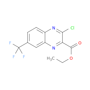 2-Quinoxalinecarboxylic acid, 3-chloro-7-(trifluoromethyl)-, ethyl ester