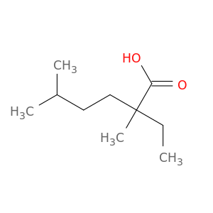 Hexanoic acid,2-ethyl-2,5-dimethyl-