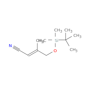 2-Butenenitrile, 4-[[(1,1-dimethylethyl)dimethylsilyl]oxy]-3-methyl-, (E)-