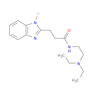 1H-Benzimidazole-2-propanamide, N-[2-(diethylamino)ethyl]-