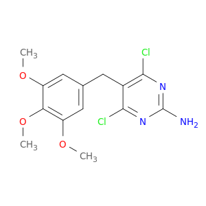 2-Pyrimidinamine, 4,6-dichloro-5-[(3,4,5-trimethoxyphenyl)methyl]-