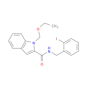 1H-Indole-2-carboxamide, 1-(ethoxymethyl)-N-[(2-iodophenyl)methyl]-