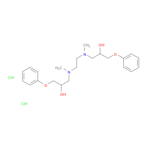 1-[2-[(2-hydroxy-3-phenoxy-propyl)-methyl-amino]ethyl-methyl-amino]-3-phenoxy-propan-2-ol dihydrochloride