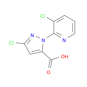3-氯-1-(3-氯吡啶-2-基)-1H-吡唑-5-羧酸