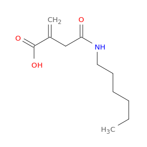 Butanoic acid, 4-(hexylamino)-2-methylene-4-oxo-