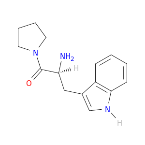 Pyrrolidine, 1-[(2S)-2-amino-3-(1H-indol-3-yl)-1-oxopropyl]-